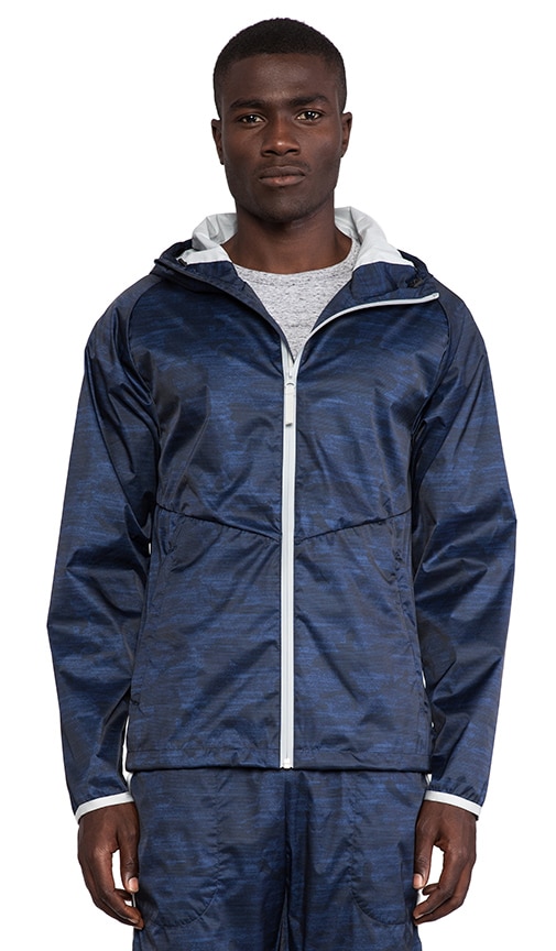 Camo Print Hooded Jacket