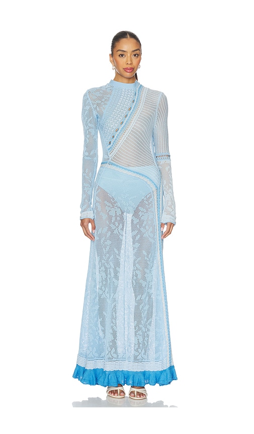 simkhai callan bustier midi dress SIMKHAI Quinlin Bustier Midi Dress | Off White | Size 00