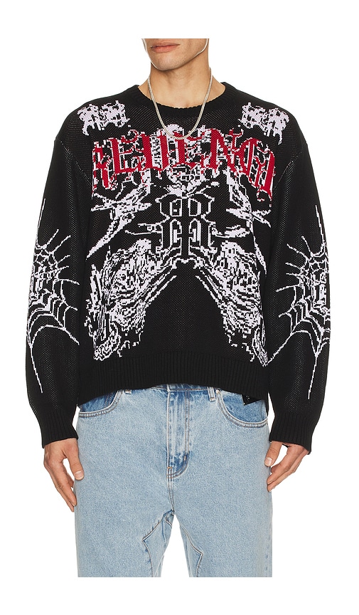 Revenge Prison Tattoo Knit Sweater