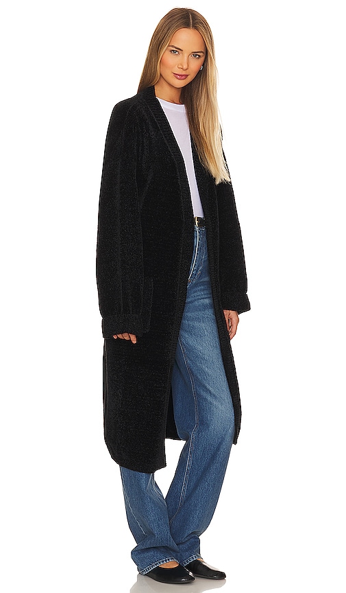Shop Re Ona Slouchy Cardigan In Black