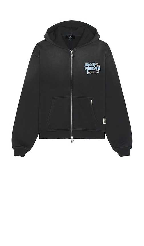 Represent X Iron Maiden Anniversary Hoodie In Animal Print