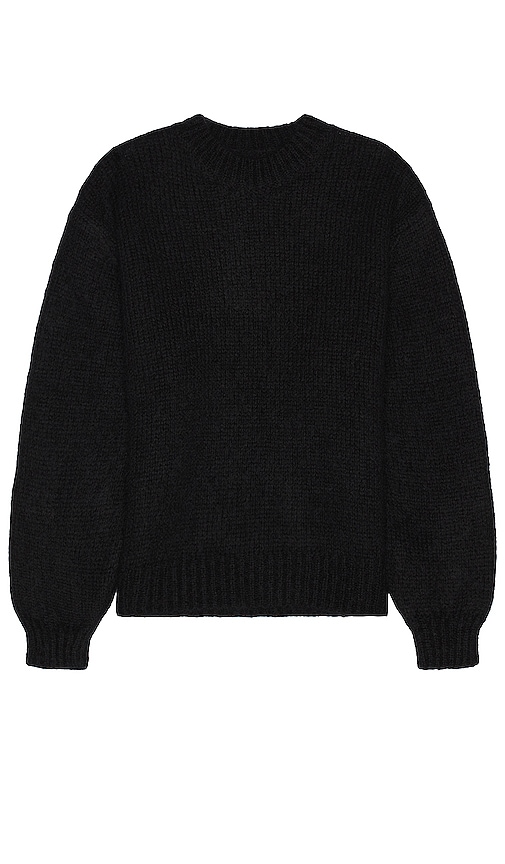 REPRESENT Mohair Sweater in Jet Black