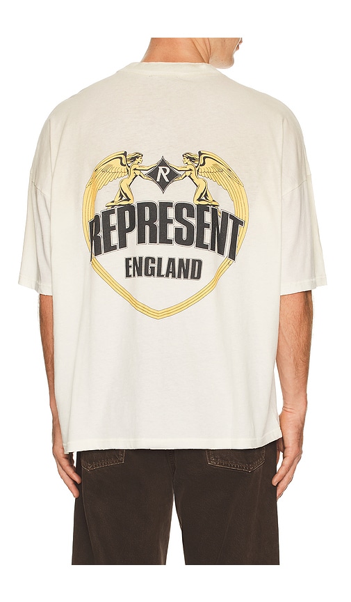 Represent Angel Border Tee In Neutral