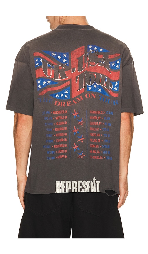 Represent Dream On Tour Printed T-shirt In Gray