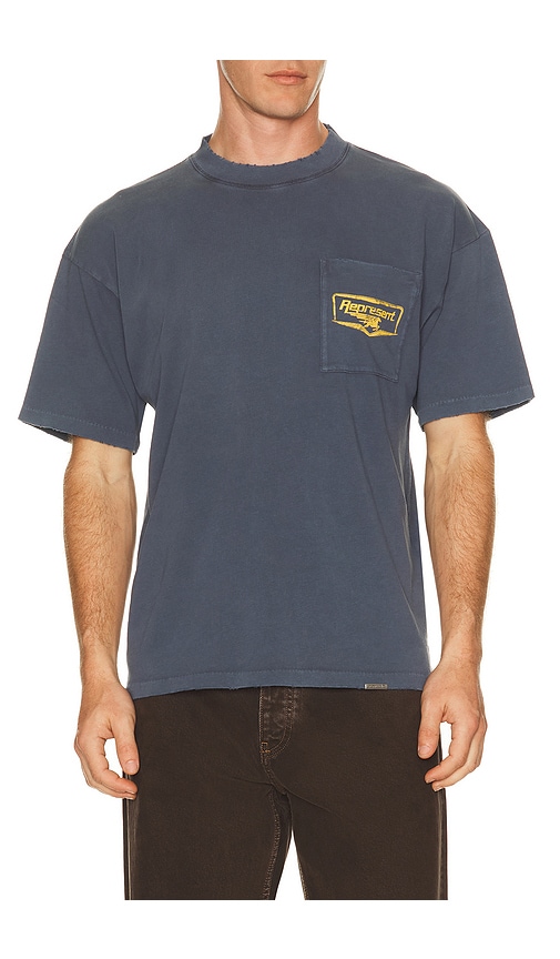 Represent Nothing Faster Tee In Blue