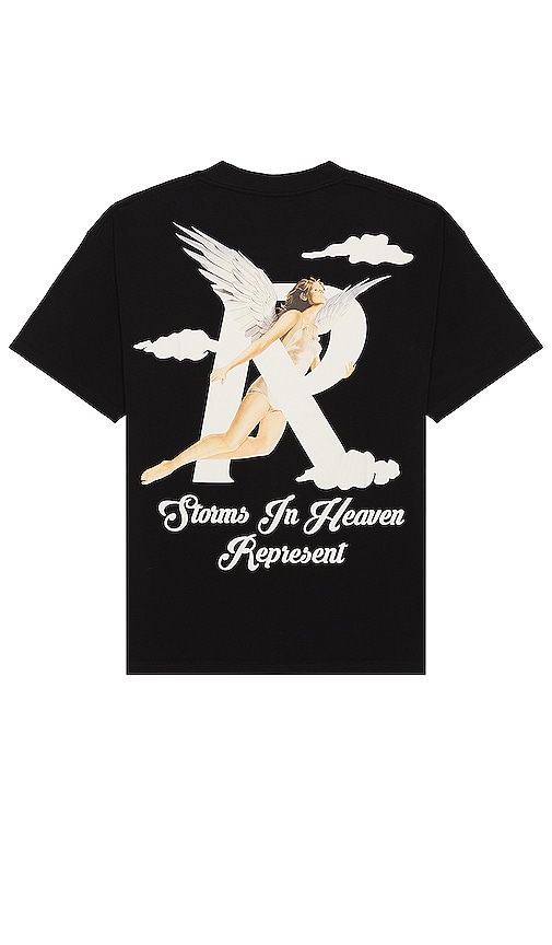 Represent Storms In Heaven T Shirt In Jet Black Revolve