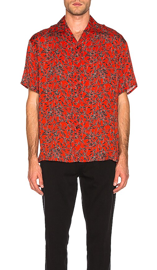 Viscose Camp Collar Shirt