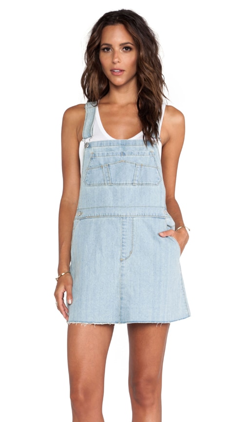 revolve denim dress