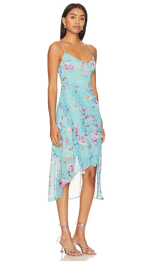 Rays For Days Clementine Midi Dress In Baby Blue ModeSens