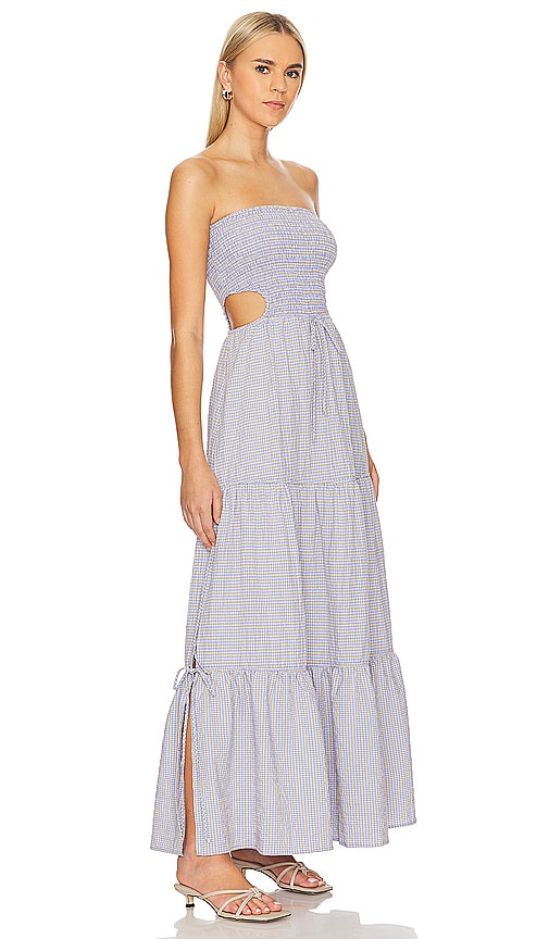 Shop Rays For Days Kelle Dress In Coastal Cool Gingham