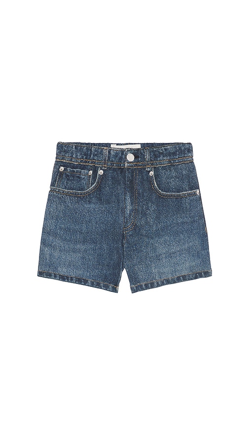 Rag & Bone Mini Miramar Pull On Short In Blue