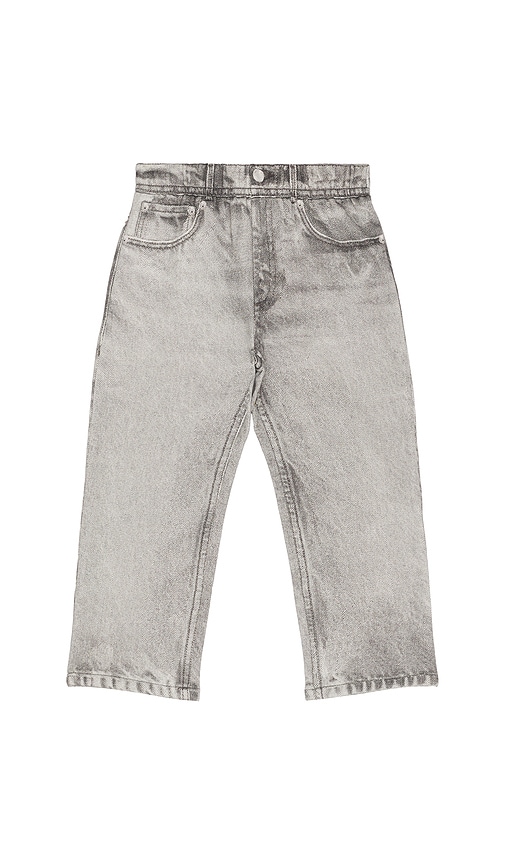 Rag & Bone Mini Miramar Wide Leg In Gray