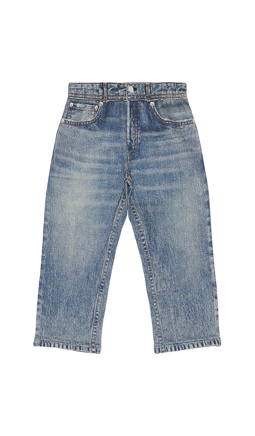 Rag & Bone Mini Miramar Wide Leg In Blue