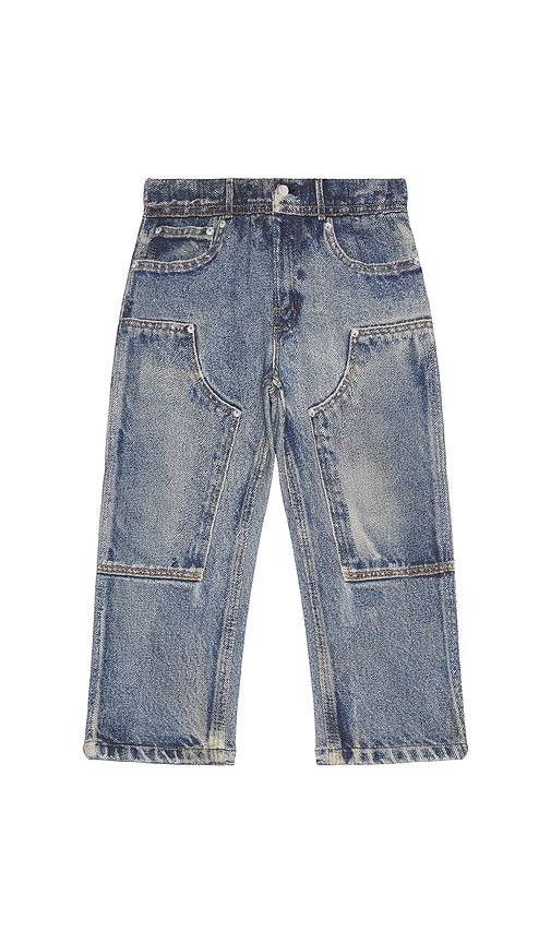 Rag & Bone Mini Miramar Wide Leg In Blue