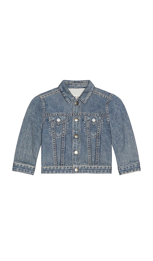 Rag & Bone Mini Miramar Trucker Jacket In Blue