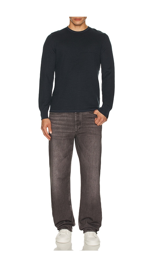  Rag & Bone Gregory Merino Crewneck Sweater In Blue. Size S. Also In L. 