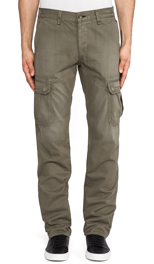 rag & bone Radar Distressed Cargo Pants Army Green, $230