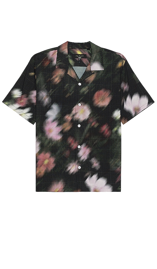 Rag & Bone Printed Avery Shirt in Black Floral