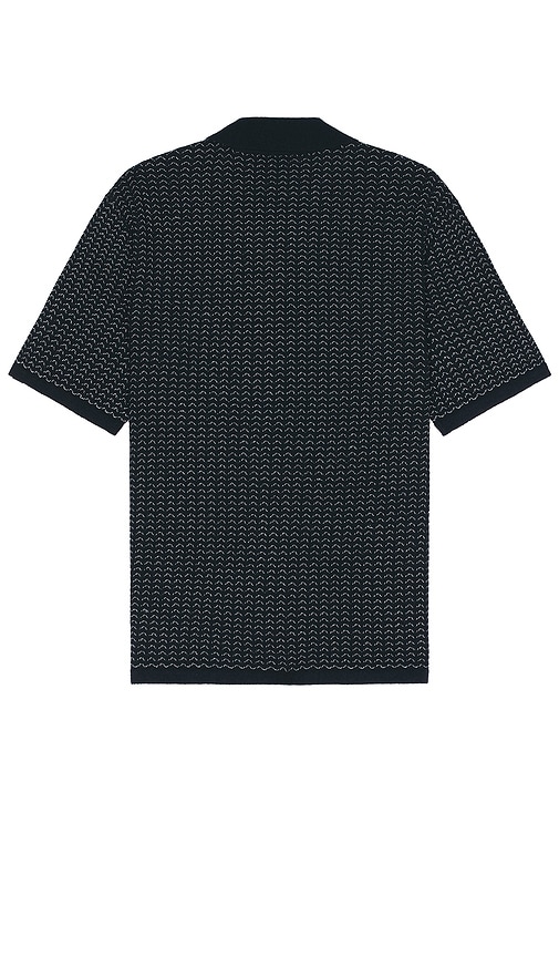 Shop Rag & Bone Avery Button Up Shirt In Navy