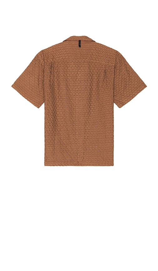 Shop Rag & Bone Avery Diamond Shirt In Brown