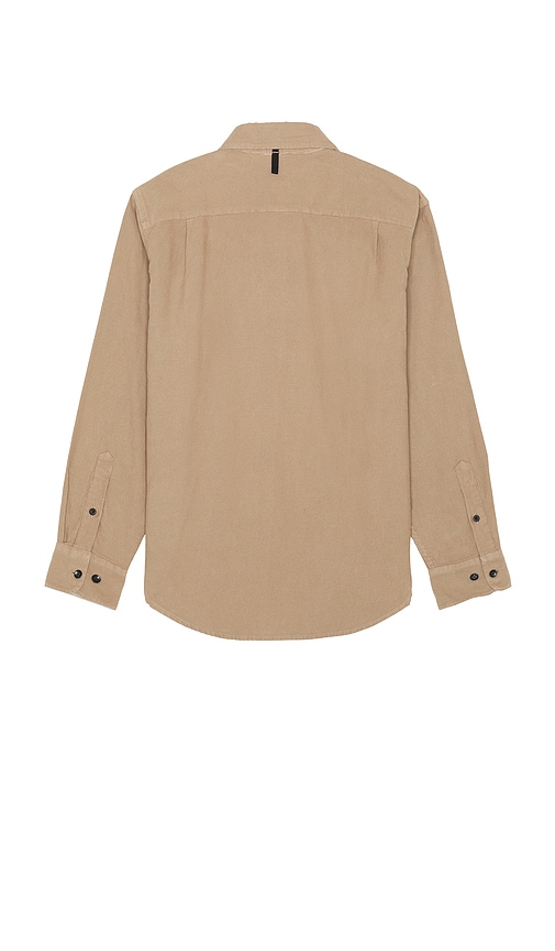 Shop Rag & Bone Finch Corduroy Long Sleeve Shirt In Beige