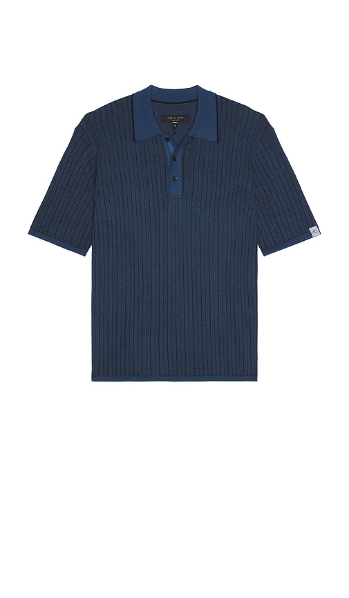 Harvey Garment Dyed Polo in . Size M, S - Rag & Bone - Modalova