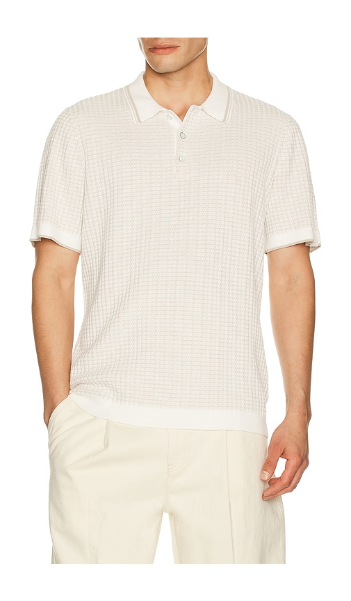 Rag Bone Harvey Rib Polo en Beige Taille M Also en S XL1X 276 €