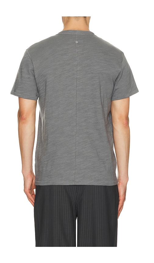 Rag & Bone Classic Flame Henley In Gray