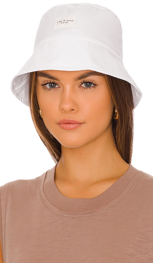Rag & Bone Addison Bucket Hat in Antique White | REVOLVE