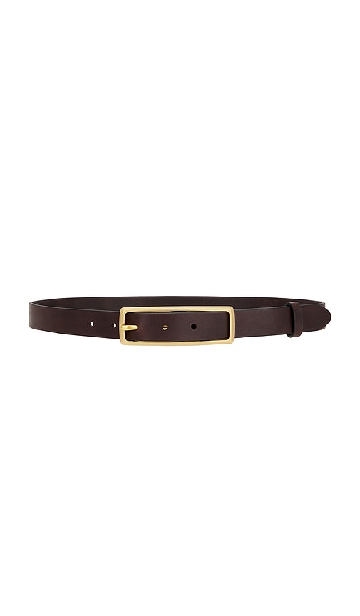 Shop Rag & Bone Small Rebound Belt In Dark Espresso