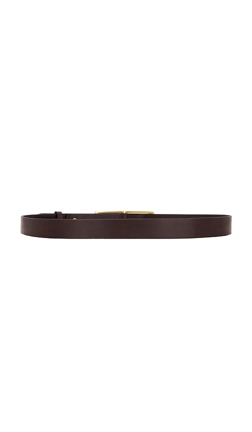 Shop Rag & Bone Small Rebound Belt In Dark Espresso