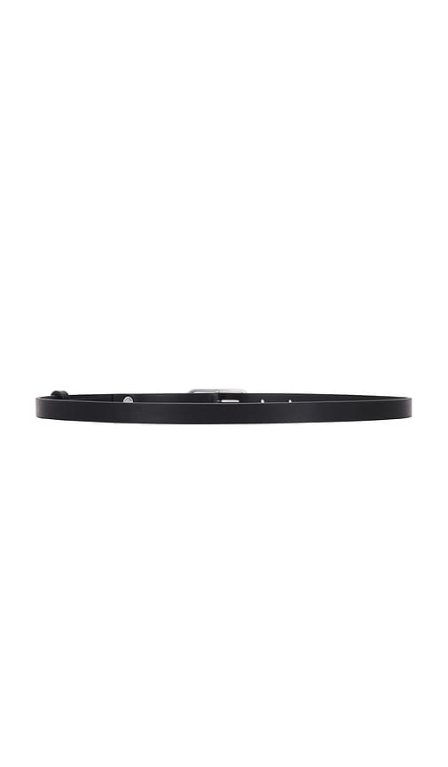 Rag & Bone Baby Rounded Rebound Belt In 黑色
