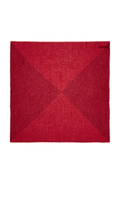  Rag & Bone Geo Dagger Scarf In Red. 
