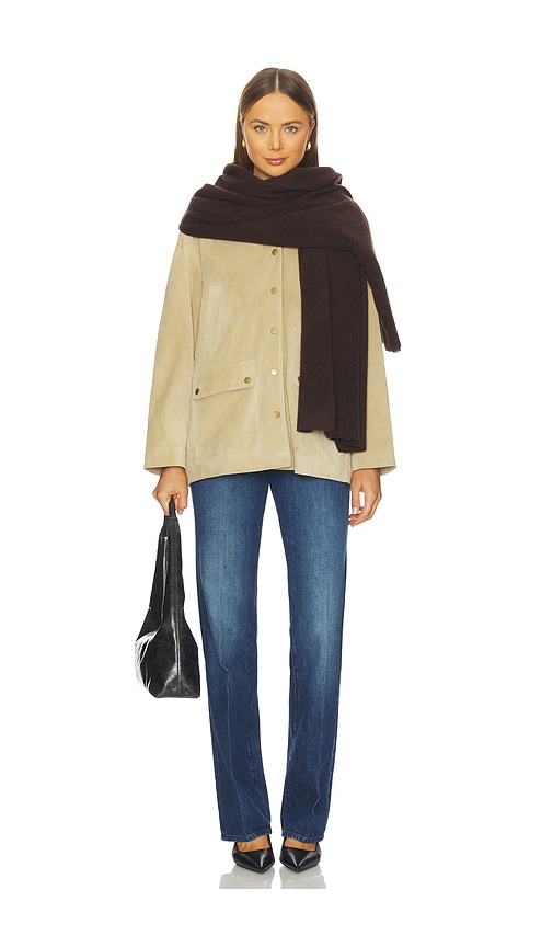 Rag & Bone Joni Scarf In Brown