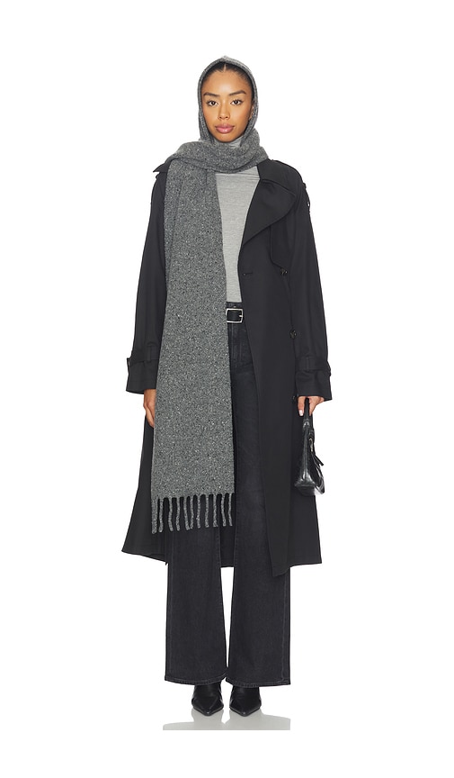 Rag Bone CHARPE CAPUCHE AMY en Charcoal 155 €