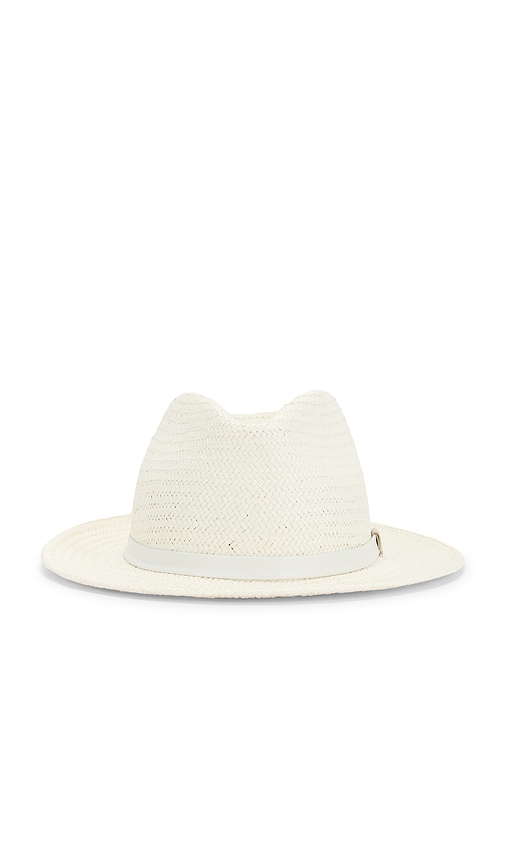 Rag & Bone Packable Straw Fedora Hat In Neutral