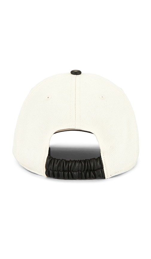  Rag & Bone Harlow Baseball Cap In Ivory. 