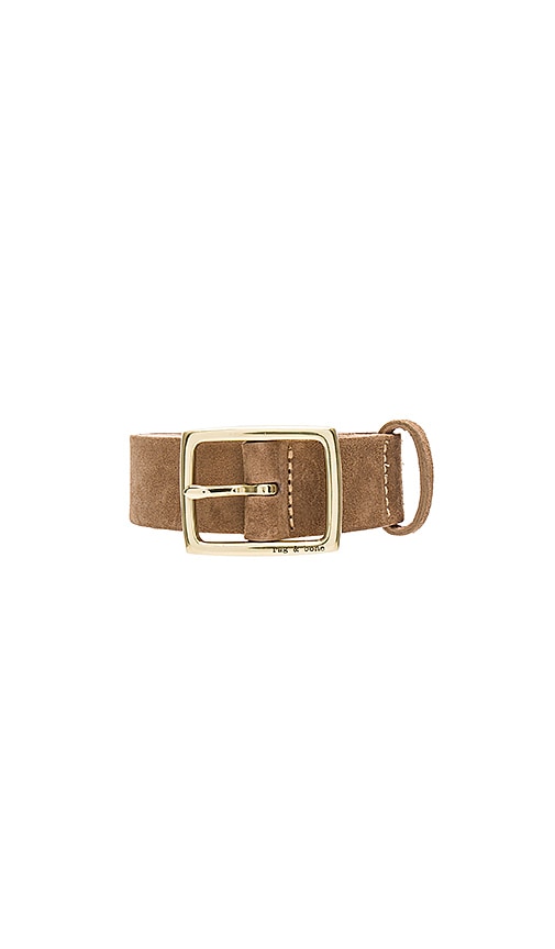 rag and bone boyfriend belt camel