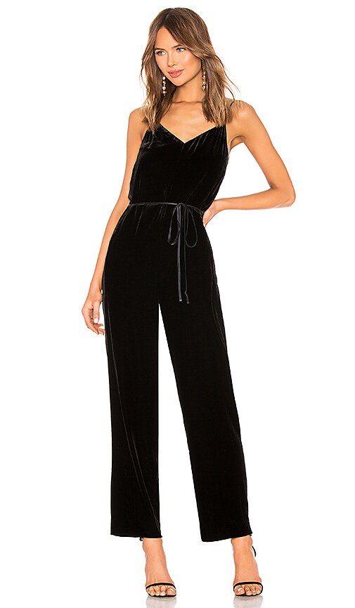 Rag Bone Jamie Velvet Jumpsuit in Black REVOLVE