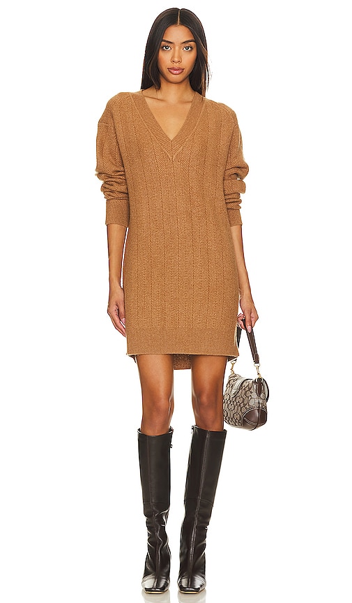 Rag & Bone Durham Mini Dress in Camel