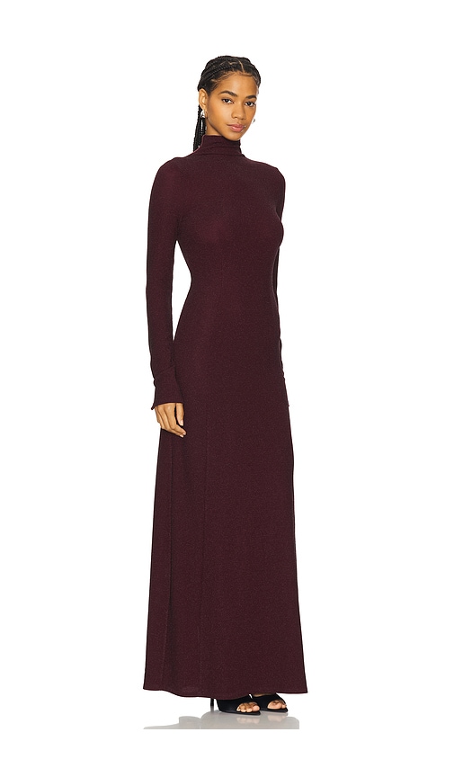 Shop Rag & Bone Lilith Maxi Dress In Burgundy