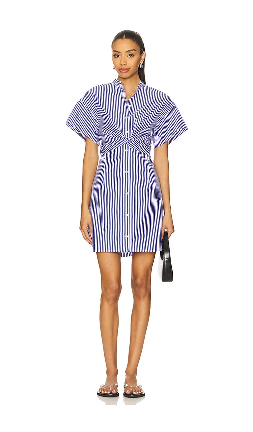 Gretchen Stripe Poplin Dress in Navy. - size 10 (also in 2, 4, 8) - Rag & Bone - Modalova