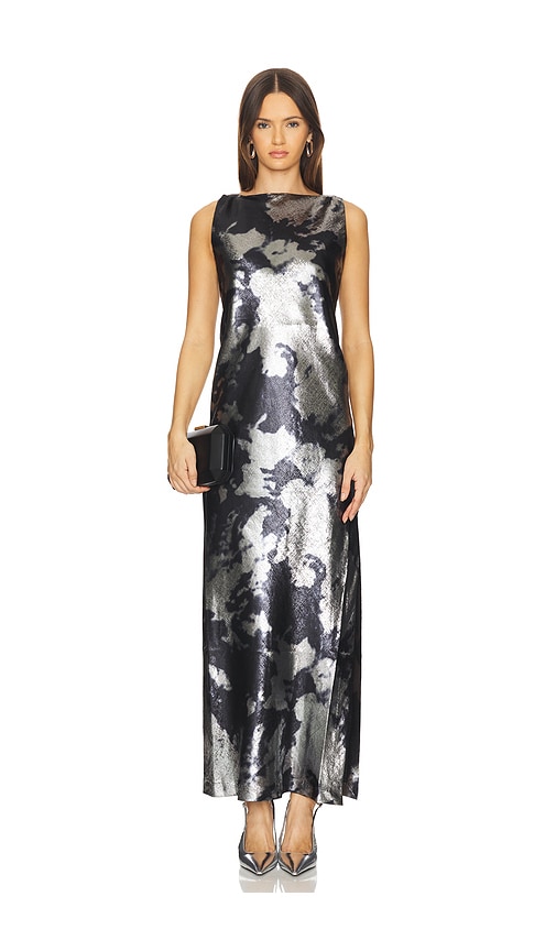Rag & Bone Margaret Metallic Dress In Multi