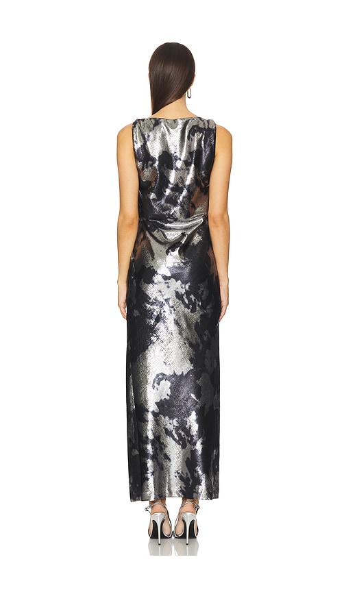  Rag & Bone Maxikleid Margaret In Metallic Silver. Größe 00. Also In 0, 2. 