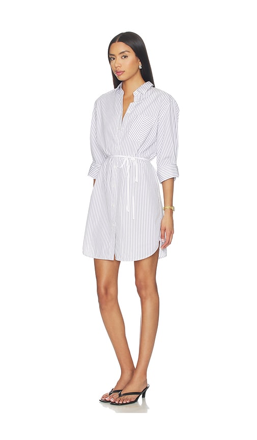  Rag & Bone Gestreiftes Minikleid Lucia In White,navy. Größe S. Also In M, L. 