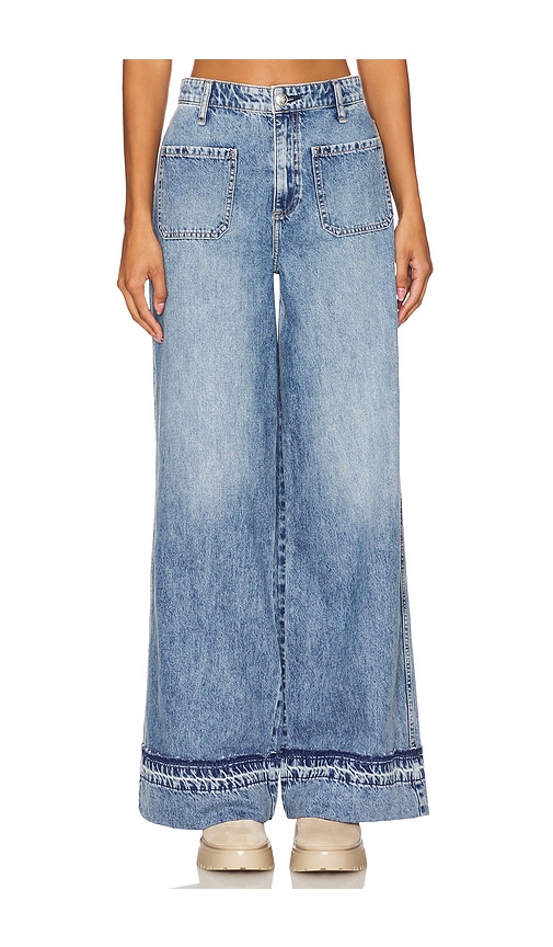 Shop Rag & Bone Marina Wide Leg In Liliana