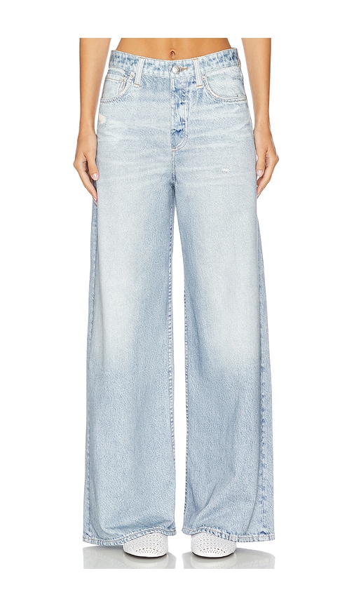 Miramar Sofie Wide Leg Ankle Pant in Denim-Light. - size 30 (also in 26, 29)