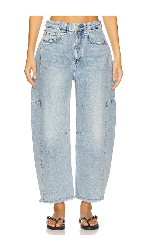 Charlie Barrel in Denim-Light. - size 32 (also in 23, 24, 25, 26, 27, 28, 29, 30, 31)