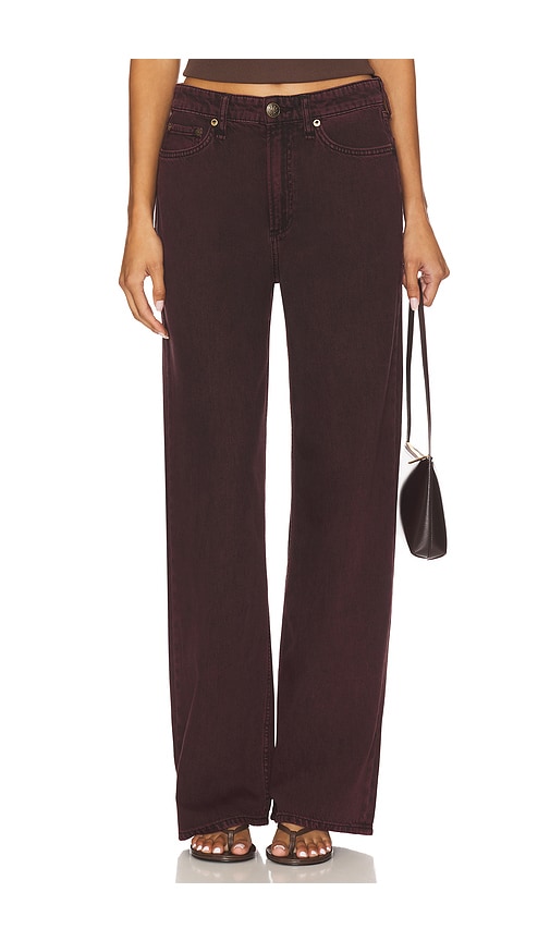 Featherweight Logan Wide Leg in Burgundy. - size 32 (also in 23, 24, 26, 27, 29, 30, 31)