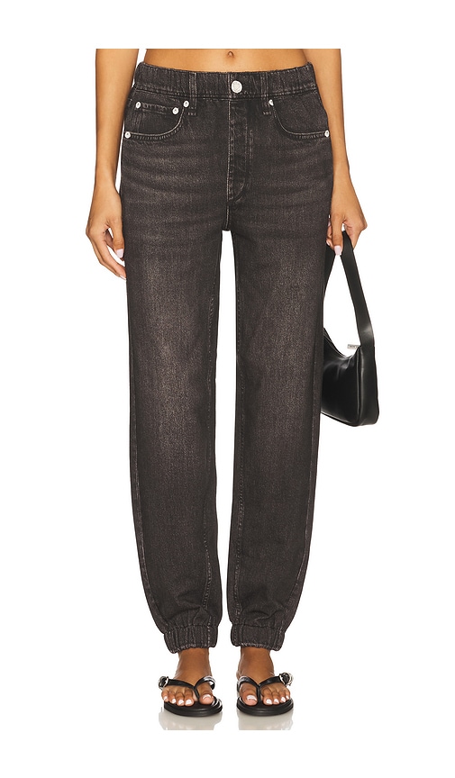 Miramar Terry Jogger Pant in Black. - size XXS (also in L, M, S, XS, XXL)